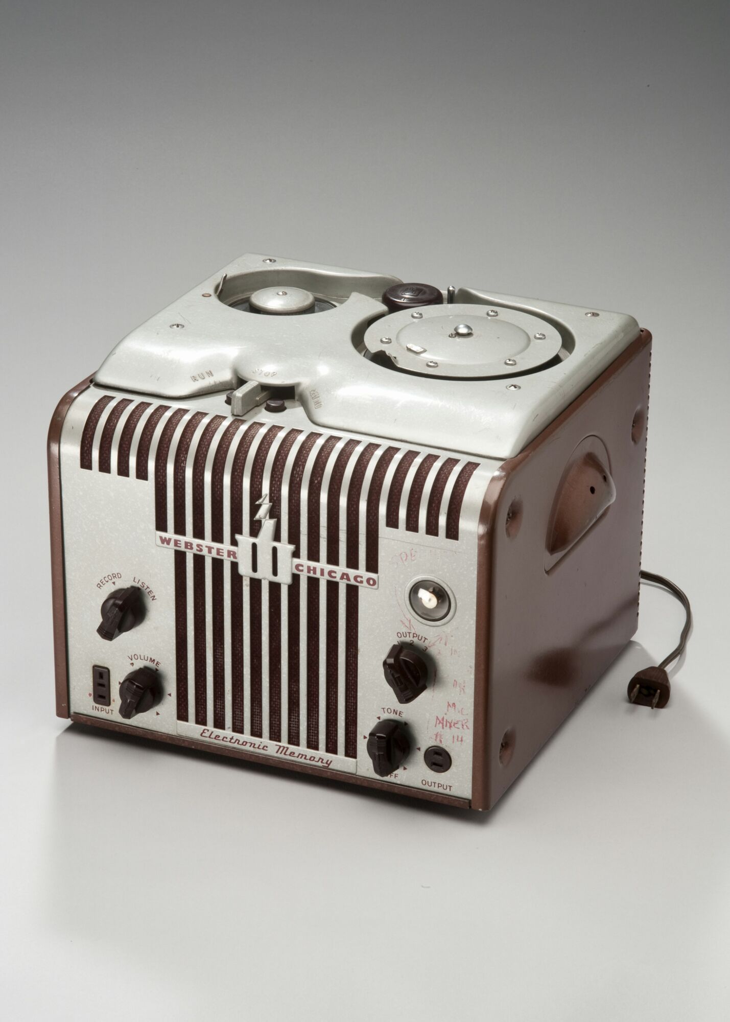 Vintage reel-to-reel tape recorder